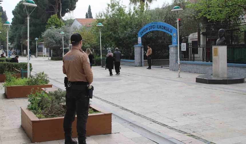 Aydın'da okul çevrelerinde ilk gün denetimi