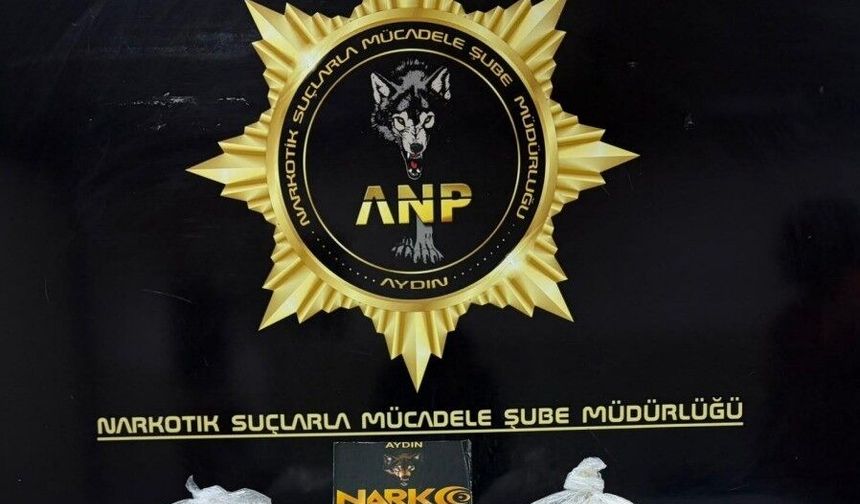 Aydın'da ticari takside 1 kilo 21 gram metamfetamin ele geçirildi