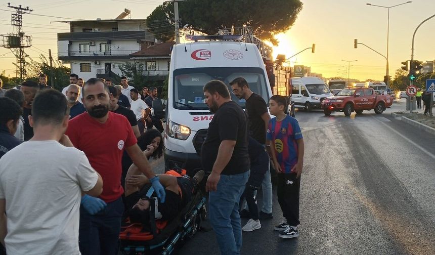 Aydın'da trafik kazası: 10 yaralı