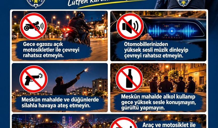 Bozdoğan'da emniyetten huzur ve trafik güvenliği için uyarılarda bulundu
