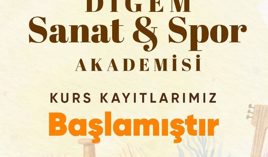 Didim Belediyesi DİGEM Sanat ve Spor Akademisi'nde kurs kayıtları başladı