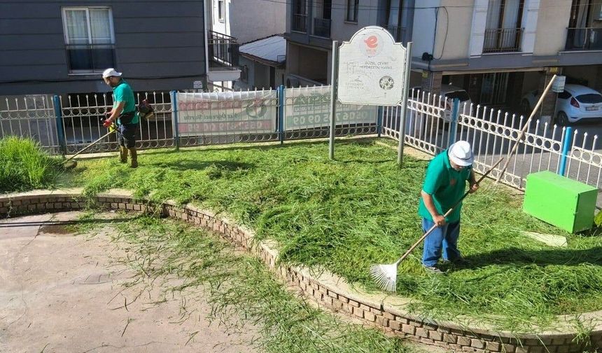 EFELER’İN PARKLARINDA DÜZENLİ BAKIM SÜRÜYOR