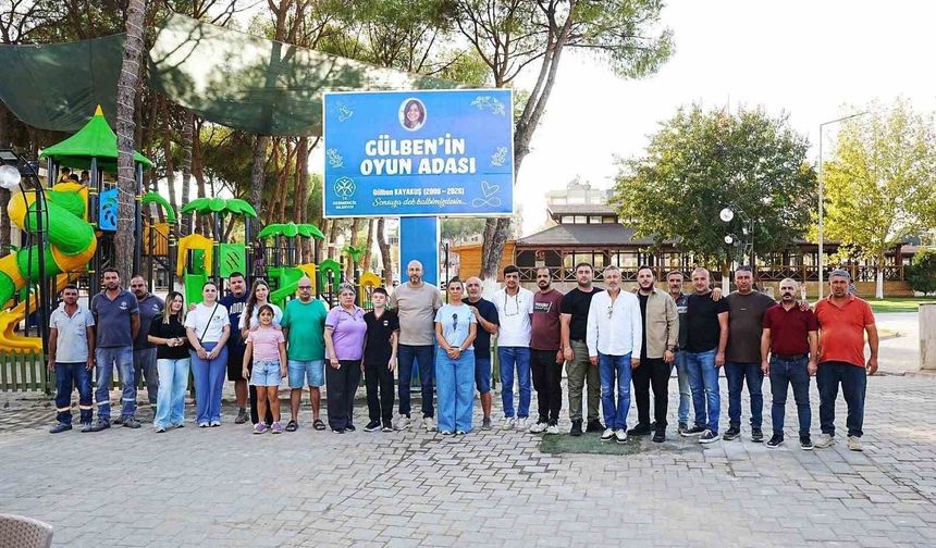 Germencik'te Kayakuş'un hatırası çocuk parkında yaşayacak