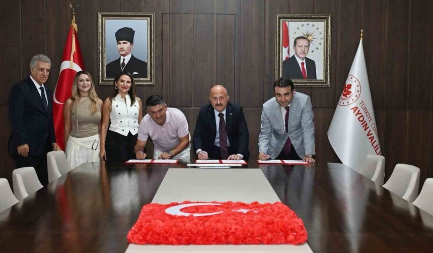 Kuşadası'na yeni anaokulu için imzalar atıldı