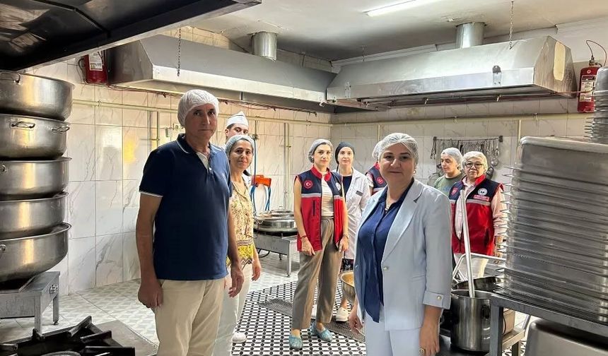 Nazilli'de okul ve öğretmenevi yemekhanelerine hijyen denetimi