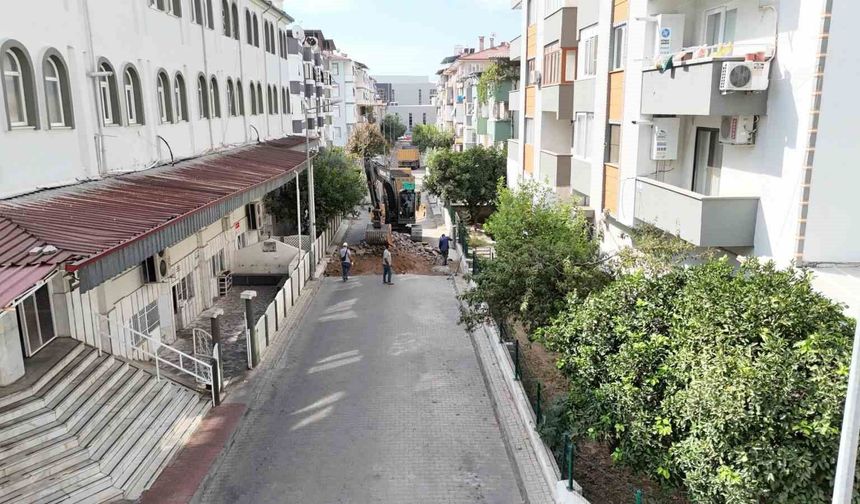 Nazilli'de yollar yenileniyor