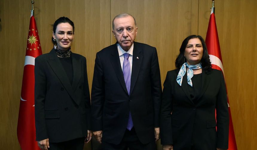 SARIBAŞ VE ÇERÇİOĞLU’NDAN CUMHURBAŞKANI ERDOĞAN’A ZİYARET