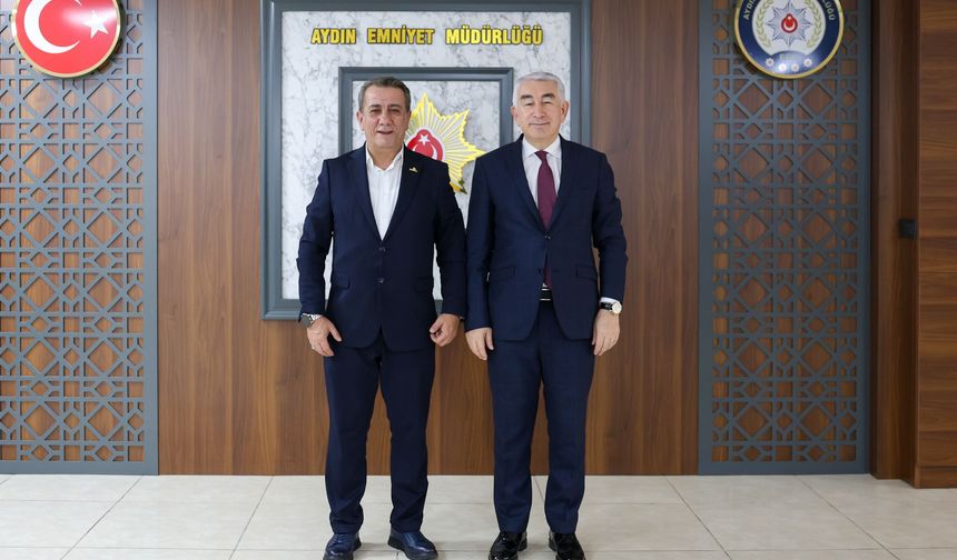 BAŞKAN YETİŞKİN’DEN İL EMNİYET MÜDÜRÜ KARADUMAN’A HAYIRLI OLSUN  ZİYARETİ