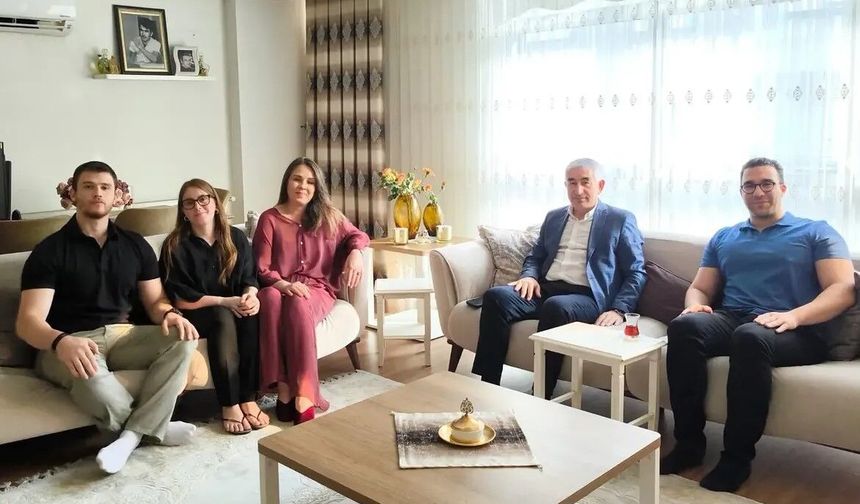 Aydın İl Emniyet Müdürü Karaduman şehit ailesini yalnız bırakmadı