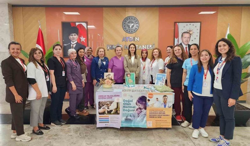 Aydın Şehir Hastanesi'nde anne adayları bilgilendirildi