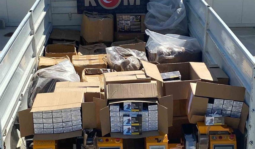 Aydın'da kaçak tütün operasyonu: 3 şüpheli yakalandı
