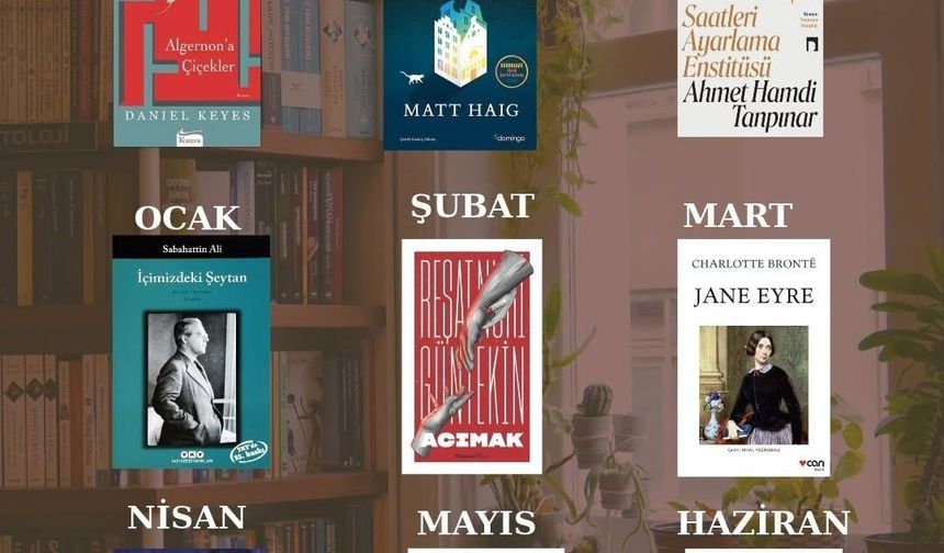 Aydın'da kitap kulübünün yeni okuma listesi belli oldu