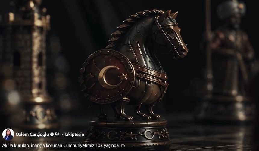 Başkan Çerçioğlu'nun 29 Ekim videosu sosyal medyada ilk sırada