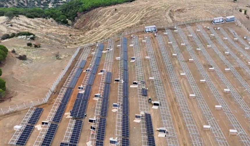 Bozdoğan'da GES projesi yüzde 75 seviyesine ulaştı