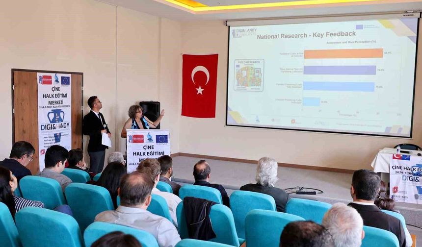 Çine'de unutulmaya yüz tutmuş el sanatları dijital ortama taşınıyor
