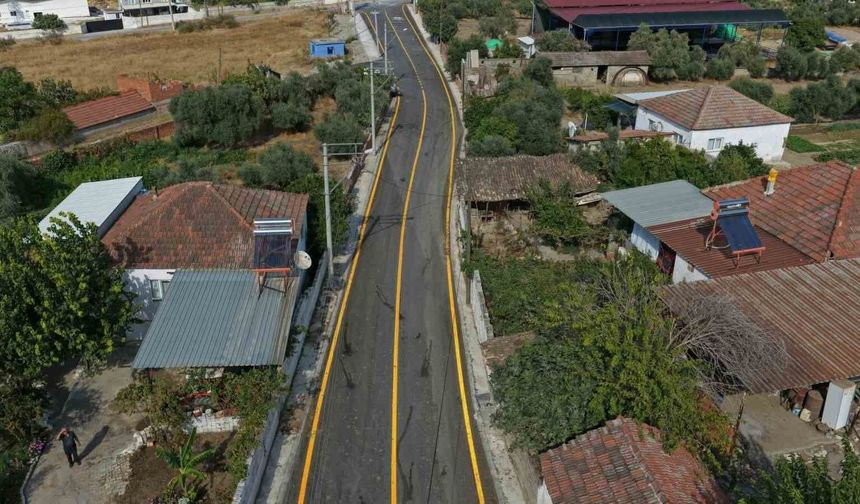 Dereköy'de ulaşım konforunu artıracak çalışma tamamlandı