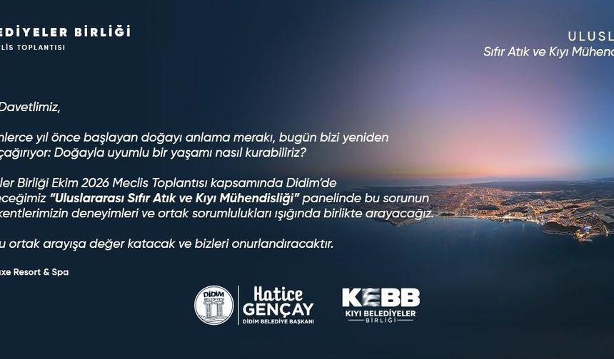 Didim Belediyesi, Kıyı Belediyeler Birliği toplantısına ev sahipliği yapacak