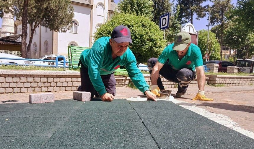 BAŞKAN YETİŞKİN’DEN PARKLARDA GÜVENLİK VE KONFOR DOKUNUŞU