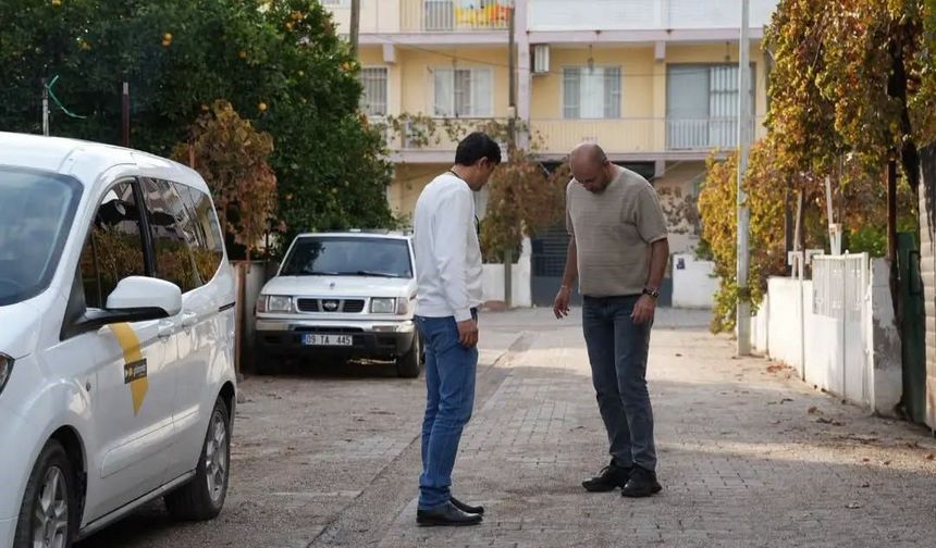 Germencik'te sokaklar yenileniyor