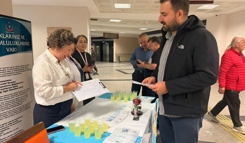 Nazilli Devlet Hastanesi'nde hasta hakları için farkındalık standı açıldı