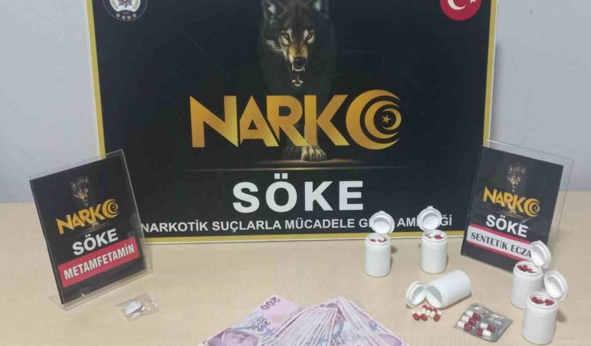 Söke ve Kuşadası'nda uyuşturucu madde ele geçirildi