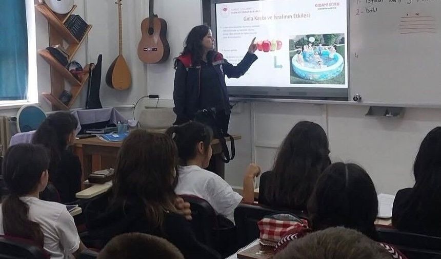 Söke'de öğrencilere gıda israfına karşı farkındalık eğitimi