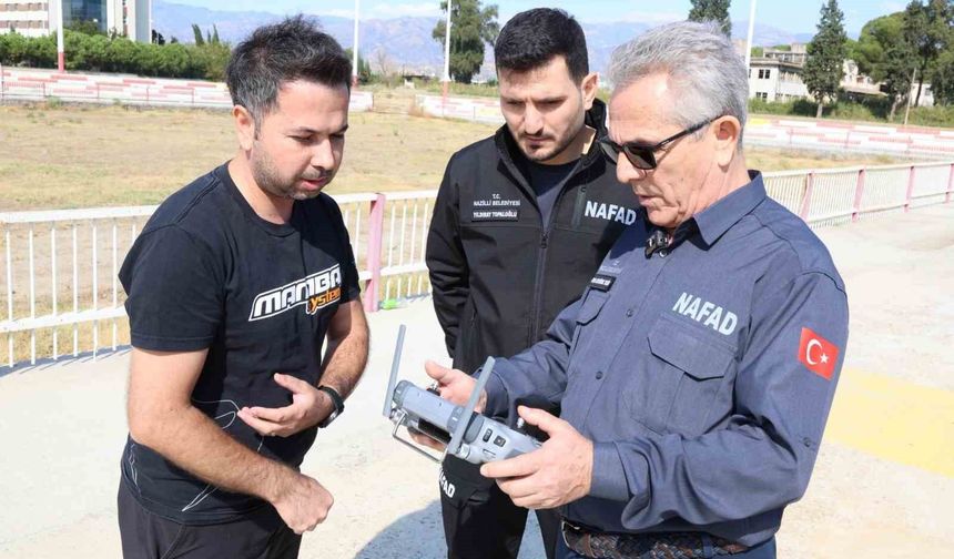 Yapay zeka destekli Afet Drone'u Nazilli'nin hizmetinde