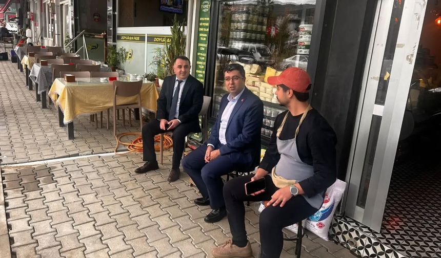 Yenipazar Kaymakamı Karataş esnafın taleplerini dinledi