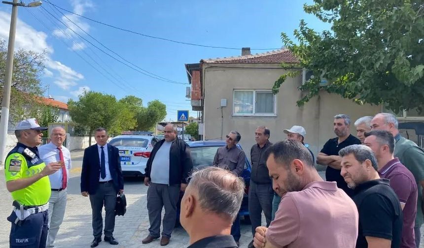 Yenipazar'da taşımalı eğitim servisleri denetlendi