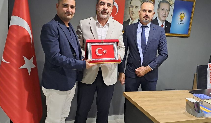 EMNİYET TEŞKİLATI SENDIKASI YÖNETİMİNDEN AK PARTİ AYDIN İL BAŞKANLIĞINA ZİYARET