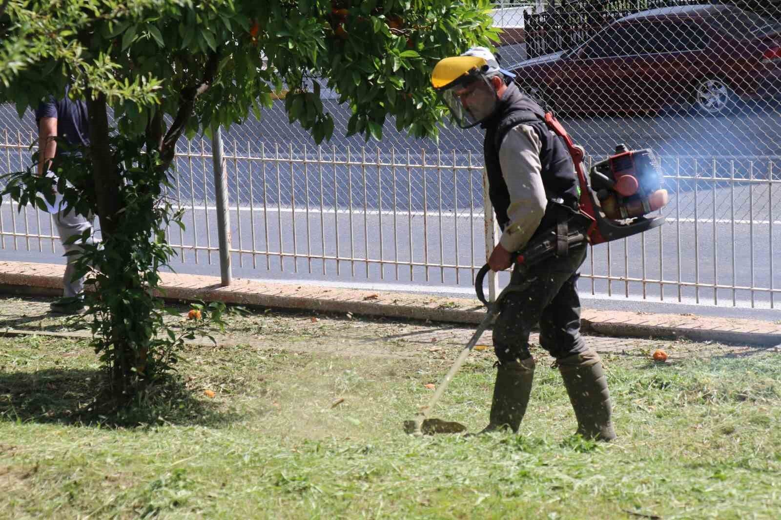 Bozdoğan'da çevre düzenleme çalışmaları sürüyor