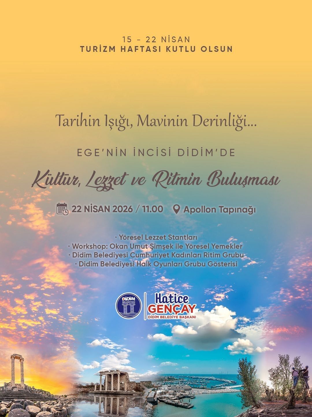 Turizm Haftası Apollon Tapınağı'nda özel bir programla kutlanacak