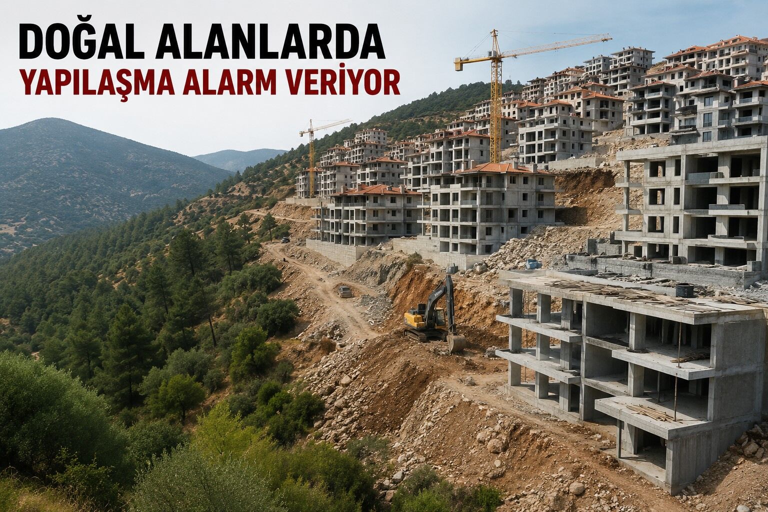 Doğa Beton Baskısı Altında
