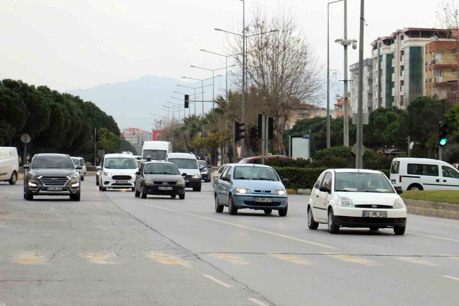 Aydın'da 10 yılda araç sayısı yüzde 72 arttı