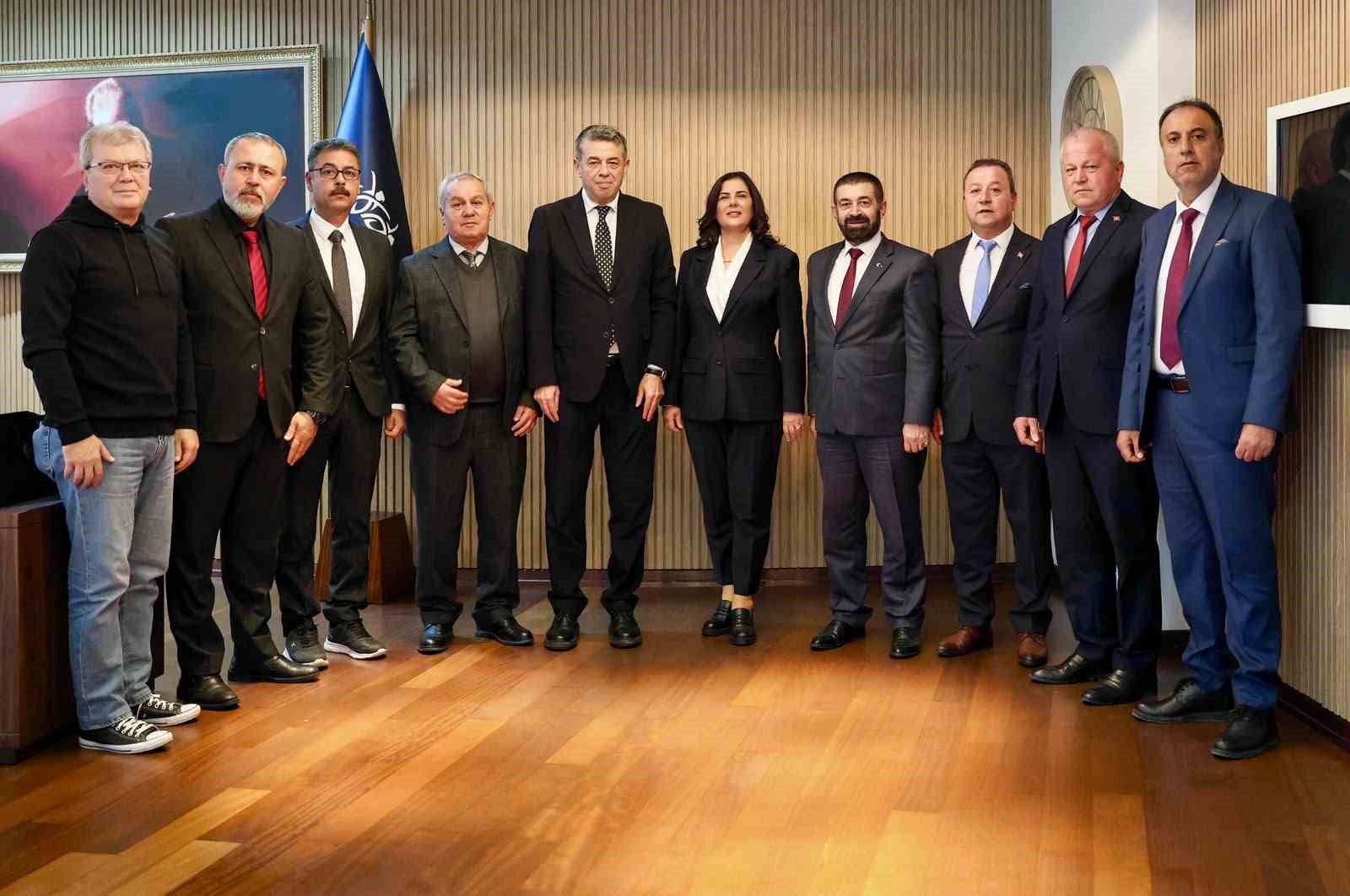 Başkan Çerçioğlu, Aydın Esnaf ve Sanatkarlar Odaları Birliği'ni ağırladı
