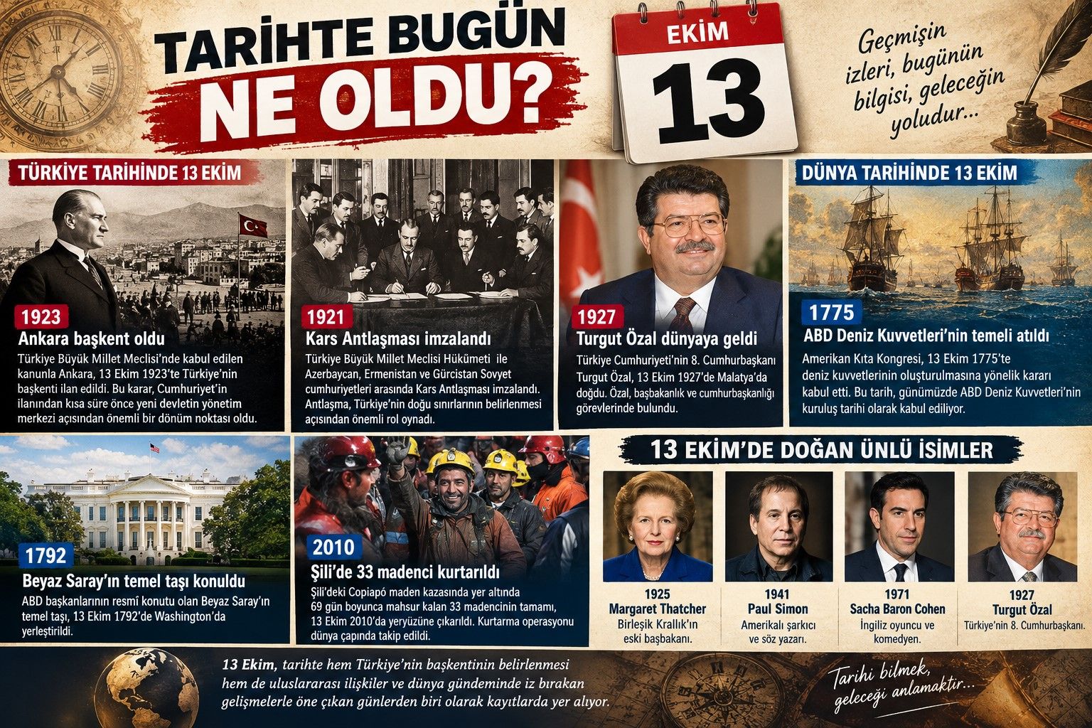 TARİHTE BUGÜN NE OLDU? 13 EKİM
